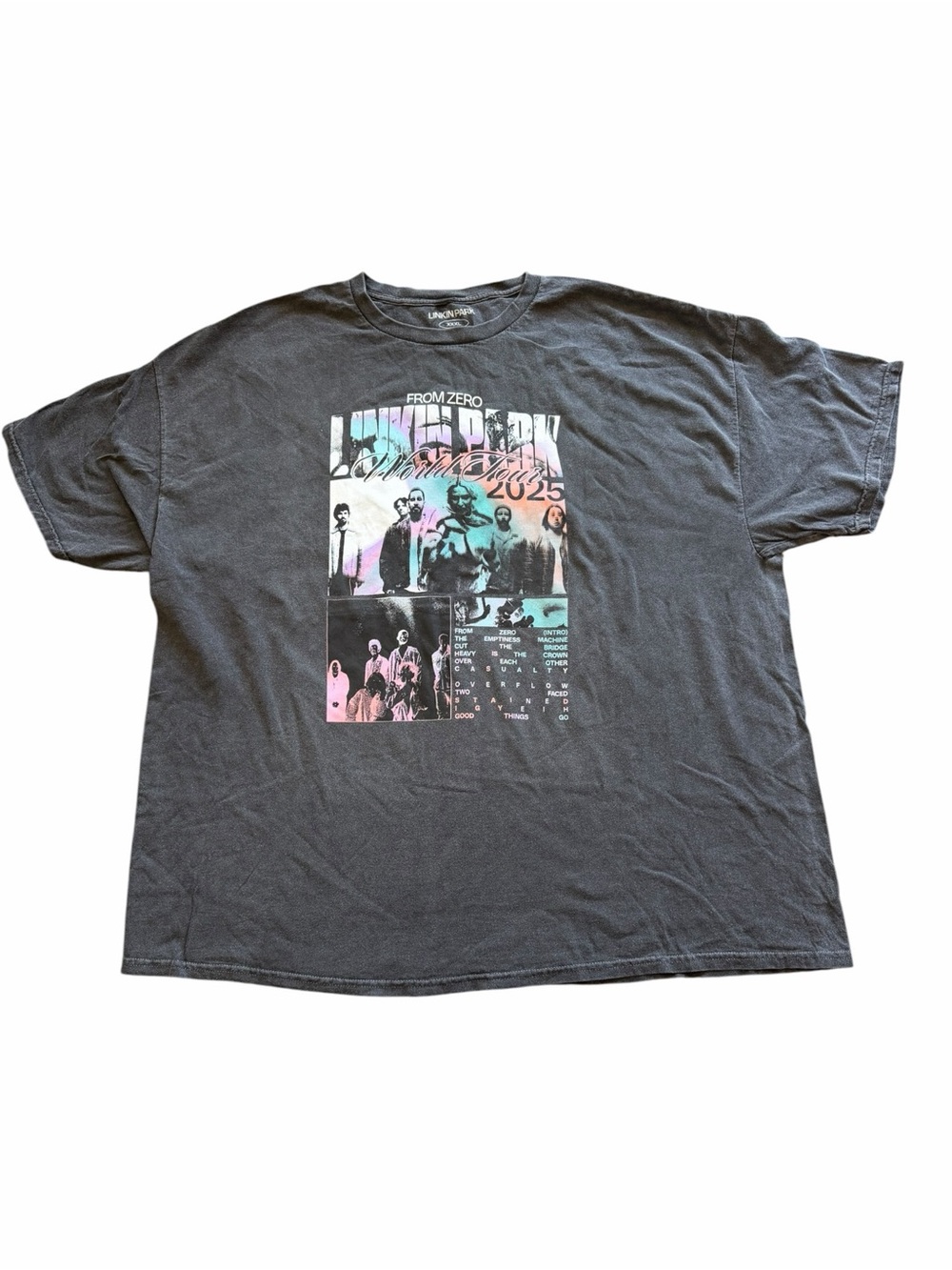 Linkin Park From Zero World Tour 2025 Graphic Tee 3XL Oversized Band Shirt NEW